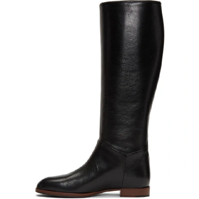 Shop Gucci Black Rebelle Boot In 1000 Black