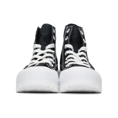 Shop Converse Black And White Ctas Lugged Hi Sneakers In Black/white