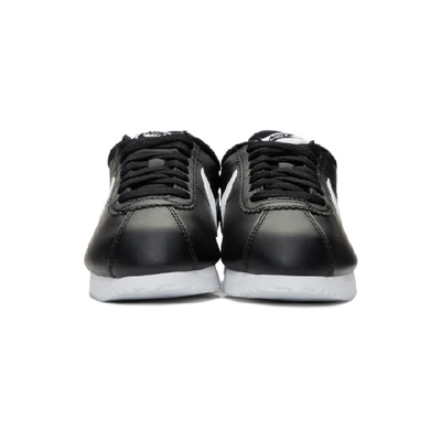 Shop Nike Black & White Classic Cortez Sneakers