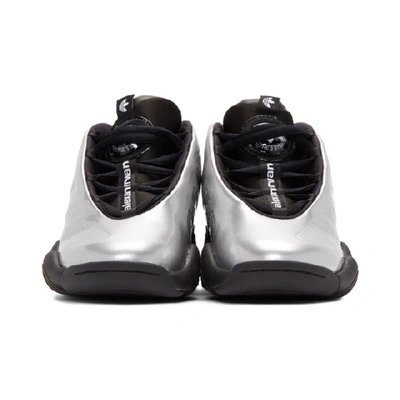 Shop Adidas Originals By Alexander Wang Silver Futureshell Sneakers In Platin Meta