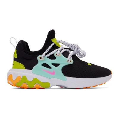 Shop Nike Black React Presto Sneakers In 001 Black/p