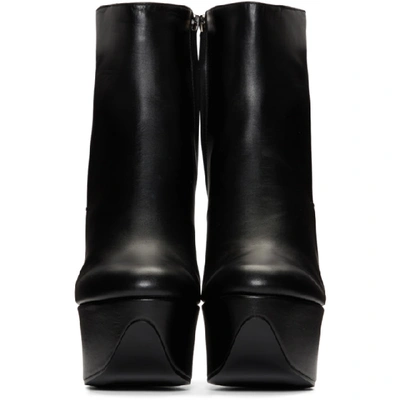 Shop Nicholas Kirkwood Black Leather Miri Platform Boots In N99 Black