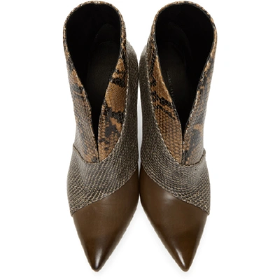 Shop Isabel Marant Taupe Archenn Boots In Taupe/camel