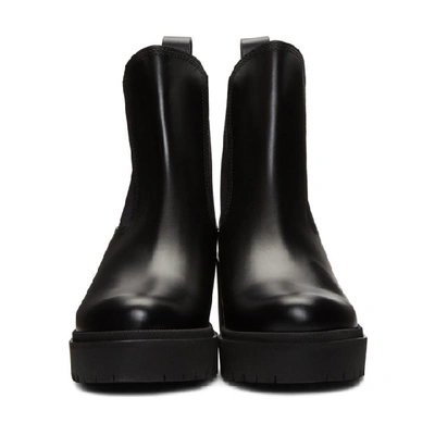 Shop Moncler Black Vera Boots In 999 Black