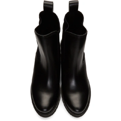 Shop Moncler Black Vera Boots In 999 Black