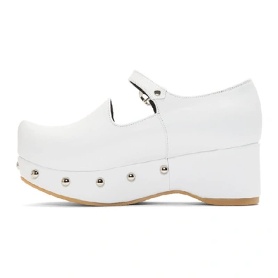 FLAT APARTMENT 白色玛丽珍厚底芭蕾鞋