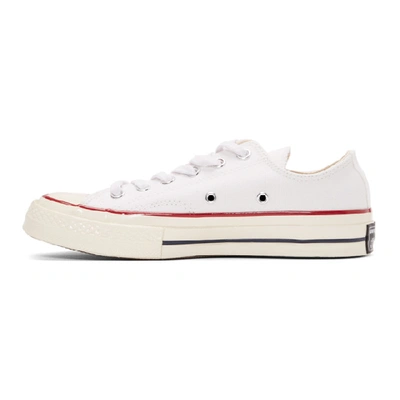 Shop Converse White Chuck 70 Low Sneakers In White/garne