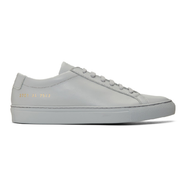 common projects grey sneakers