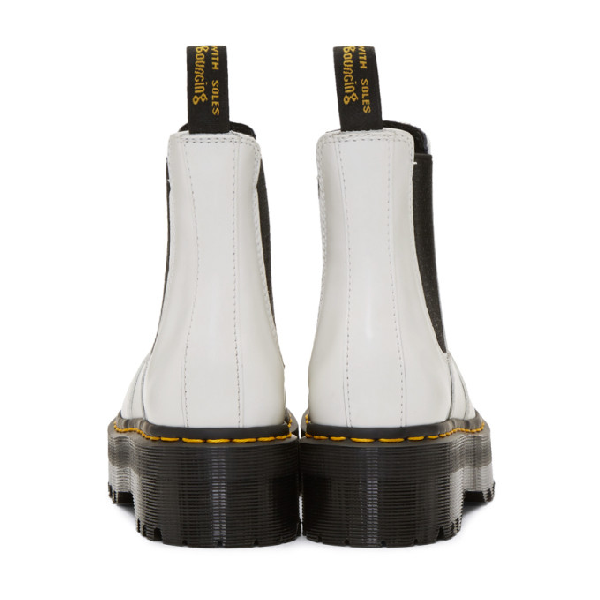 2976 white chelsea quad boots