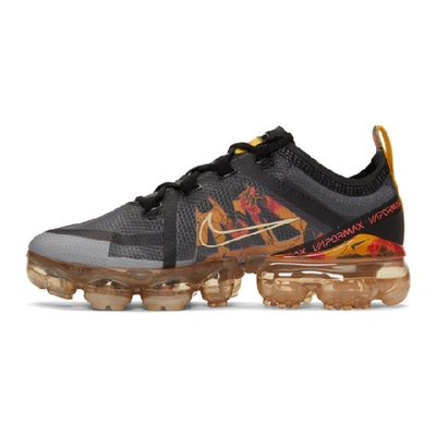 Shop Nike Black And Yellow Air Vapormax 2019 Sneakers In 002 Black/p