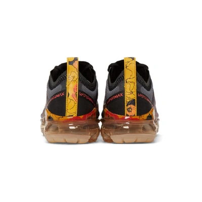 Shop Nike Black And Yellow Air Vapormax 2019 Sneakers In 002 Black/p