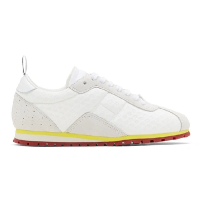 Shop Mm6 Maison Margiela White Pull-tab Sneakers In T1003 White