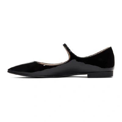 Shop Prada Black Patent Ballerina Flats