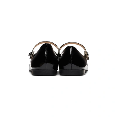 Shop Prada Black Patent Ballerina Flats