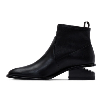 Alexander Wang Kori Cutout Leather Ankle Boots In Black | ModeSens