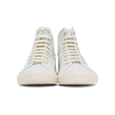 Shop Common Projects White Nubuck Tournament High Sneakers In 0506 White