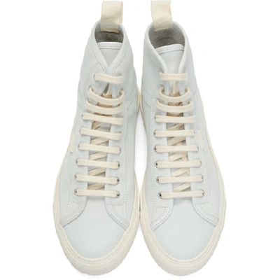 Shop Common Projects White Nubuck Tournament High Sneakers In 0506 White