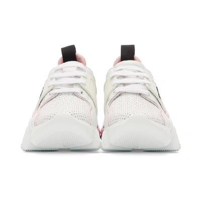 Shop Givenchy Pink And White Basse Jaw Sneakers In 149 Pink