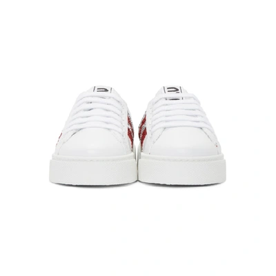 Miu Miu Glitter Stripe Trainers