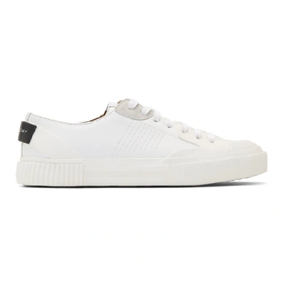 Shop Givenchy White Basket Tennis Light Sneakers In 100 White