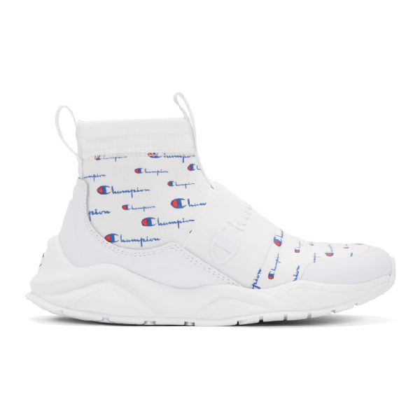 champion rally script white shoes