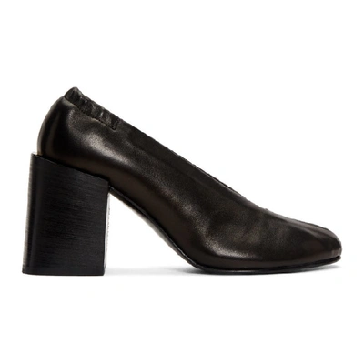 Shop Acne Studios Black Sully Block Heels In Black/black