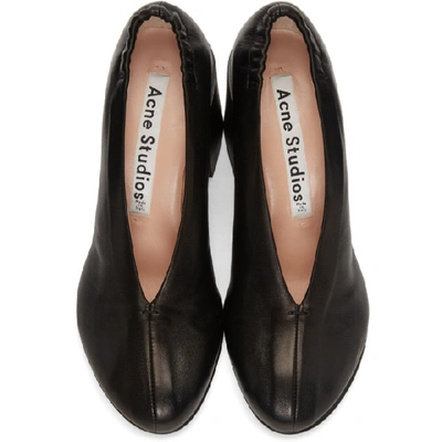 Shop Acne Studios Black Sully Block Heels In Black/black