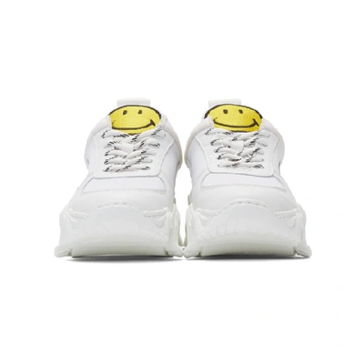 Shop Joshua Sanders White Smiley Edition Donna Sneakers