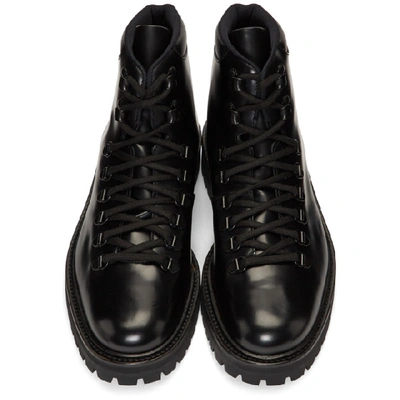 Shop Common Projects Black Hiking Boots