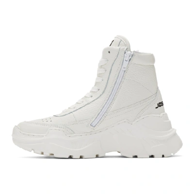 Shop Joshua Sanders White Zenith Classic High-top Sneakers