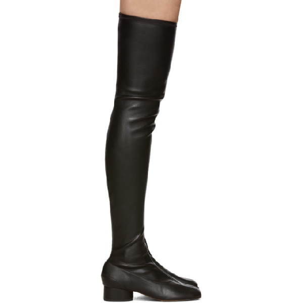 maison margiela over the knee boots