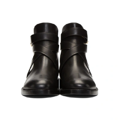 Shop Burberry Black Pryle Tb Boots