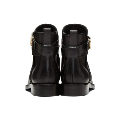 Shop Burberry Black Pryle Tb Boots