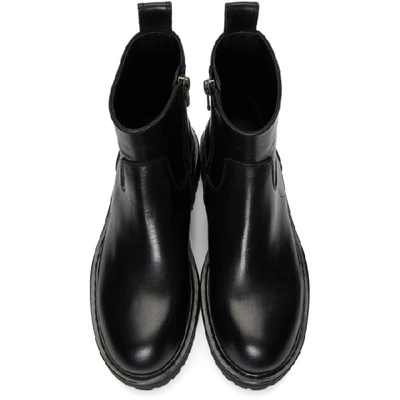 Shop Ann Demeulemeester Black Tucson Boots In Nero