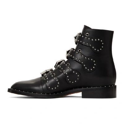 Shop Givenchy Black Studded Elegant Boots In 001 Black