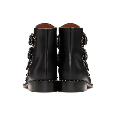 Shop Givenchy Black Studded Elegant Boots In 001 Black