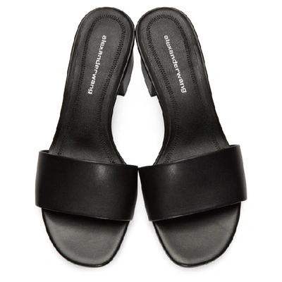 Shop Alexander Wang Black Lou Sandals In 001 Black