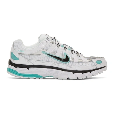 Shop Nike White P-6000 Sneakers In 104 Whtblks
