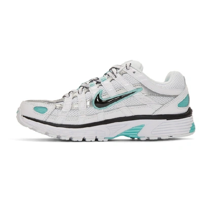 Shop Nike White P-6000 Sneakers In 104 Whtblks