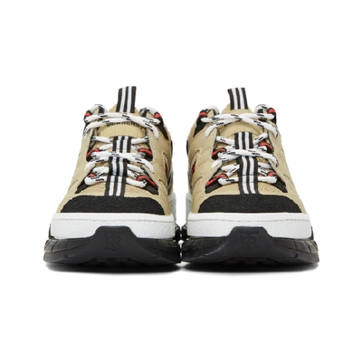 Shop Burberry Beige Rs5 Low Sneakers