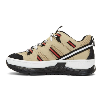 Shop Burberry Beige Rs5 Low Sneakers