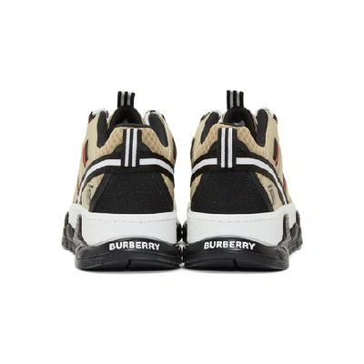 Shop Burberry Beige Rs5 Low Sneakers