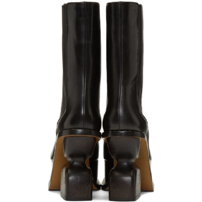 Shop Loewe Black Platform 100 Boots In 1100 Black