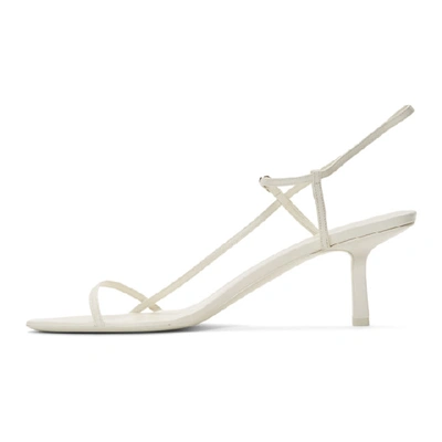 Shop The Row White Bare Heeled Sandals In Bwh Bright