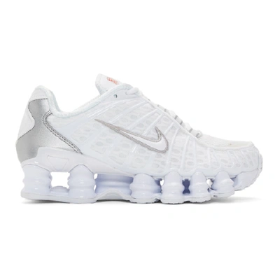 NIKE 白色 SHOX TL 运动鞋