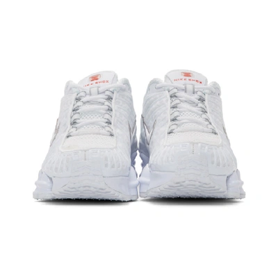 Shop Nike White Shox Tl Sneakers