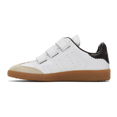 Shop Isabel Marant White Beth Sneakers In 20wh White