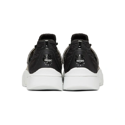 Shop Kenzo Black Sonic Sneakers In 99 Black