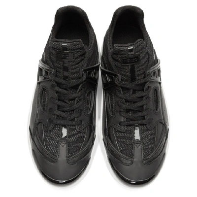 Shop Kenzo Black Sonic Sneakers In 99 Black