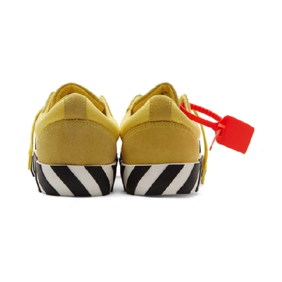 Shop Off-white Yellow Arrow Vulcanized Low Sneakers In 6010 Yellow